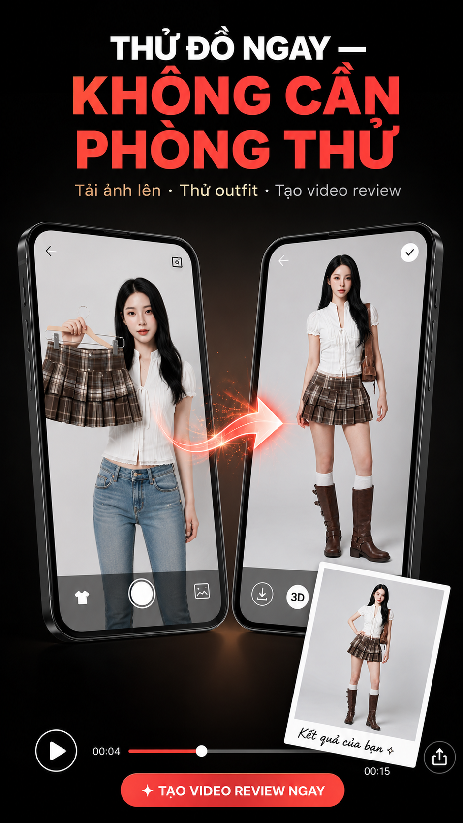App thử đồ/ làm video review trending 2026
