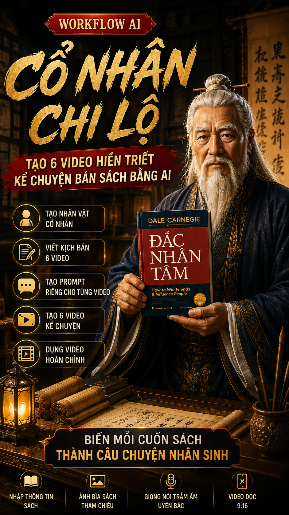 Workflow – Cổ Nhân Chi Lộ